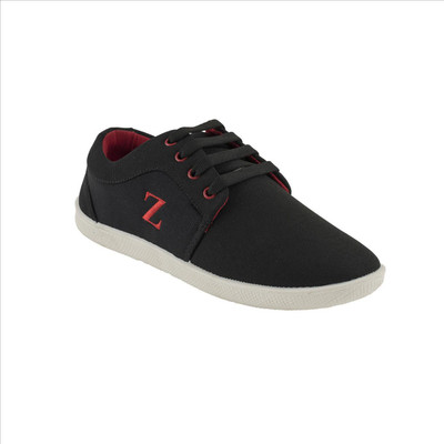 

Comfort Bgz_black Canvas Shoes For Men(Black, Red)