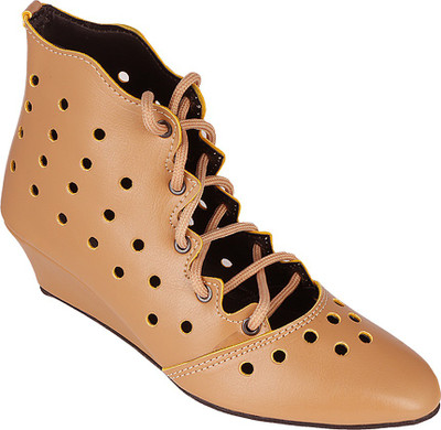 

Pink Fever Boots For Women(Beige