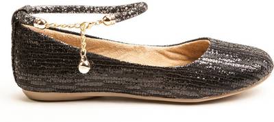 Marc Loire Women's Celebrity Shimmer Black Partywear Bellies