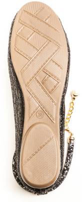 Marc Loire Women's Celebrity Shimmer Black Partywear Bellies