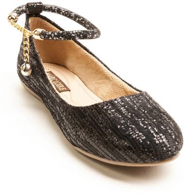 Marc Loire Women's Celebrity Shimmer Black Partywear Bellies