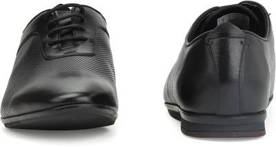Clarks Kinver Lace Black Leather Lace Up