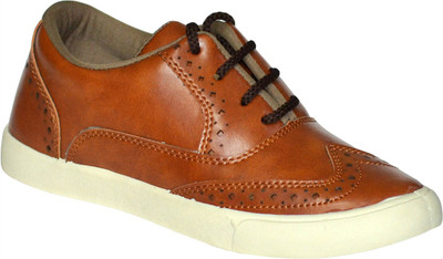 

With The Fashion Canvas Shoes For Men(Tan