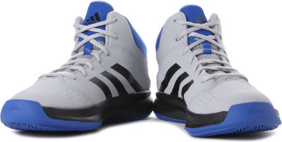 

ADIDAS Isolation 2 Men Basketball Shoes For Men(Blue, Grey), Clonix;cblack;blubea