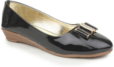 

Sindhi Footwear Venetian Bellies For Women(Black)