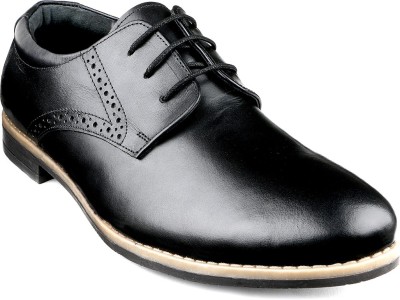 

Escaro Leather Lace Up For Men(Black