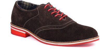 

Walker Styleways Splendid Laceup Casual Shoes For Men(Brown, Lavish brown