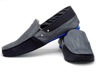 FUNK Colly and Black Grey Canvas Shoes For Men(Grey, Black), Grey and black
