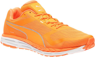 

Puma Speed 500 IGNITE NIGHTCAT Running Shoes For Men(Orange, Shocking orange-puma silver-shocking