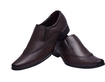 

Bxxy Leather Slip On Shoes For Men(Brown)