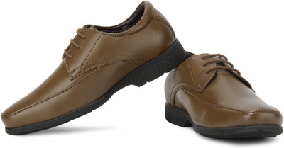 

Lee Cooper Men Genuine Leather Lace Up Shoes For Men(Tan)