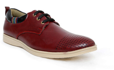 

Romanfox 100017-Casual-Maroon Corporate Casuals For Men(Maroon)