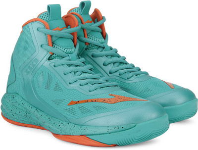 

Erke Basketball Shoes For Men(Green, Orange, Turquoise green
