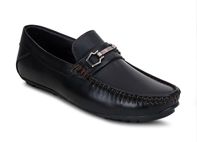 

Get Glamr Potray SlipOn Loafers For Men(Black