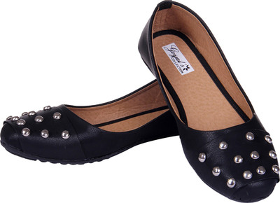 

Goyal Black Stud Bellies For Women(Black