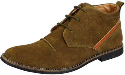 

FAUSTO Casuals For Men(Green, Mehendi