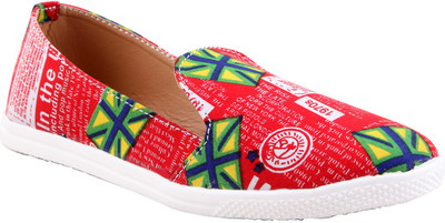 

Adorn Cool And Trendy Bellies For Women(Red