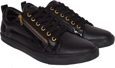 

M & M Black Sneakers For Men(Black