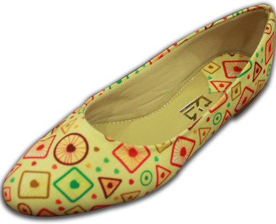 

F-Gali Customized Geometry Ballerinas Bellies For Women(Multicolor