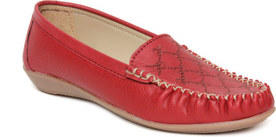 

Vendoz Loafers For Women(Red