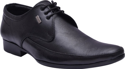 

Bxxy Genuine Leather Lace Up Shoes For Men(Black