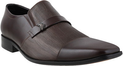 

Metro Davinchi Slip On Shoes For Men(Brown, 12;brown