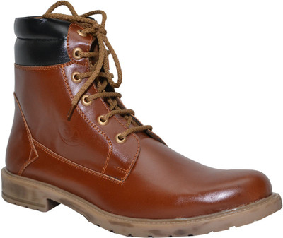 Contablue Brooklyn Boots For Men(Brown, Tan