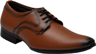 

Cooper England Party Wear Lace Up Shoes For Men(Tan)