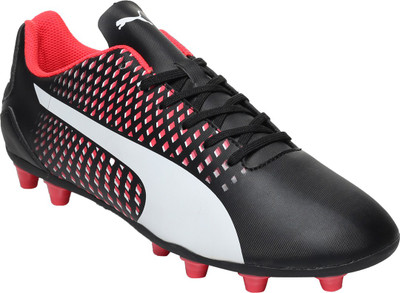 

Puma III AG Football Shoes For Men(Black, Red