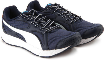 

Puma Axis Evo Mesh DP Running Shoes For Men, Peacoat-white-atomic blue