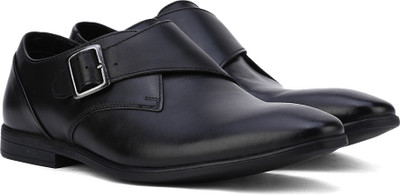 

Clarks Slip On Shoes For Men(Black, Black leather