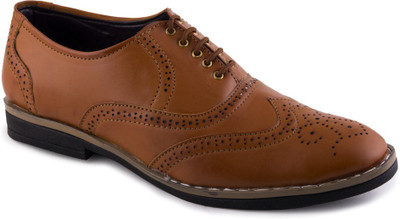 

Shumael Brogue Lace Up For Men(Tan