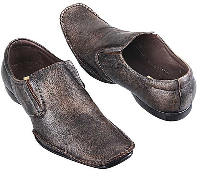 

Metro Formal Slip On Shoes For Men(Brown, 12;brown