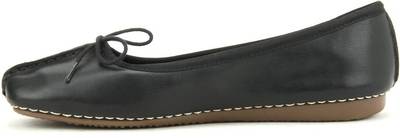 Clarks Freckle Ice Black Leather Bellies