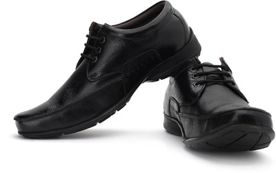 

Lee Cooper Men Genuine Leather Lace Up Shoes For Men(Black, Black n