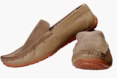 

99Cells David Martin Perforated Shoes Loafers For Men(Brown