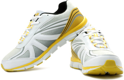 

FLX Superior Running Shoes For Men(Grey, White, Yellow, Beige), Wht;blk;gold