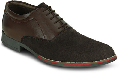 

Get Glamr Lace Ups Corporate Casuals For Men(Brown