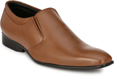 

Knoos Corporate Formals Slip On For Men(Brown, Tan