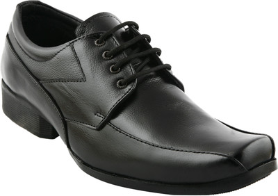 

Pureits Leathers Genuine Lace Up Shoes For Men(Black
