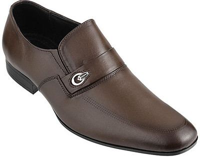 

Metro Formal Slip On Shoes For Men(Brown, 23;tan