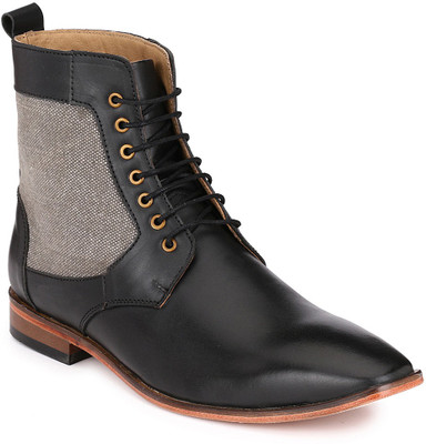 

Lujo Boots For Men(Black, 09;black