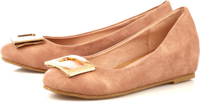 

Vero Couture Subtle Hue Bellies For Women(Pink), Pink-gold