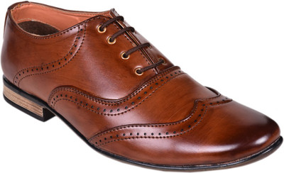 

Shoebook Brogue Shoes Lace Up For Men(Brown