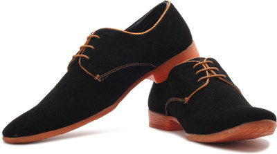 

Alberto Torresi Party Wear Shoes For Men(Black, Orange