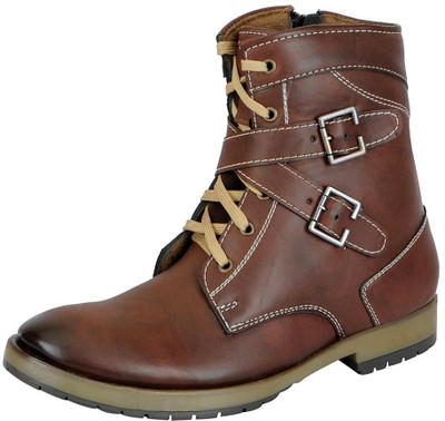 

FAUSTO High Ankle Boots For Men(Brown