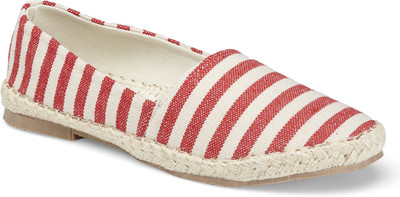 

Larissa & Bella Espadrilles For Women(Red, White, Red-off white