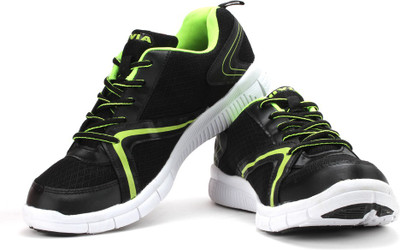 

Nivia Arch Running Shoes For Men(Black, Black;fluroscent green