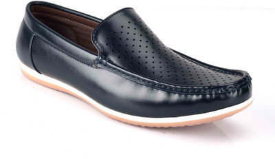 

Levanse Ventilated Driving Loafers For Men(Blue, Matte blue