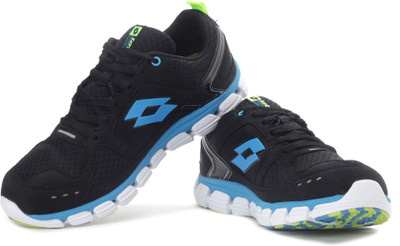 

Lotto Cairo Running Shoes For Men(Black, Black;blue